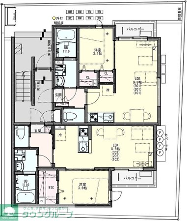 KEIAI RESIDENCE 上尾の物件間取画像
